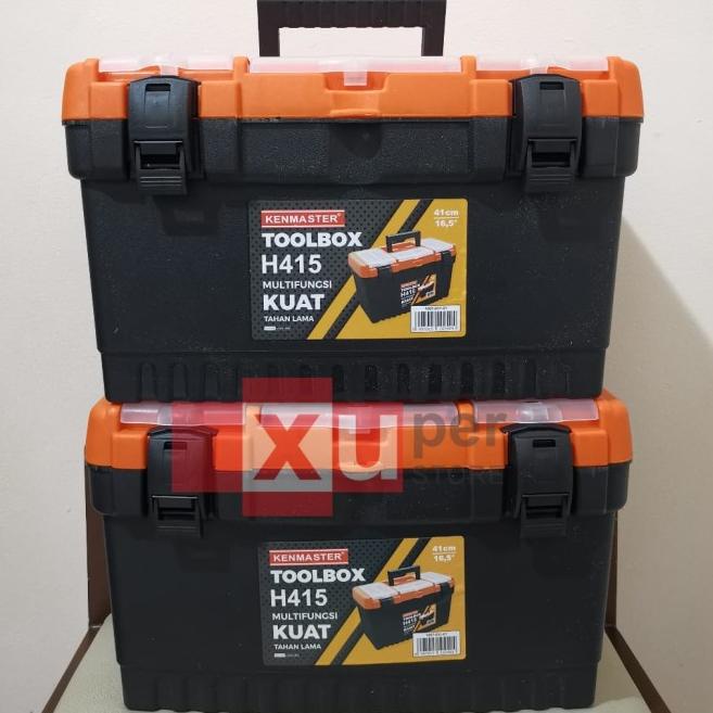 KENMASTER Tool Box H 415 Toolbox Besar Tool Kit Tempat Kunci Kotak Perkakas H415 Tool Bok Tempat Pen