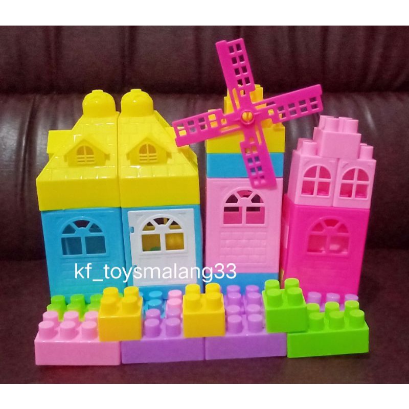 LB 11 MAINAN ANAK EDUKASI LEGO BLOCK ISI BANYAK / ASSEMBLY BUILDING