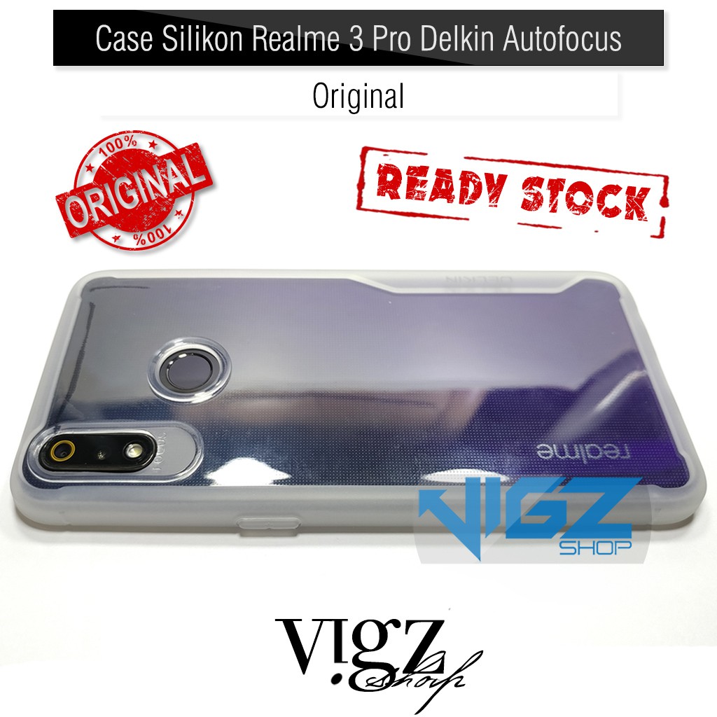 Case Silikon Realme 3 Pro Delkin Autofocus Original 100%