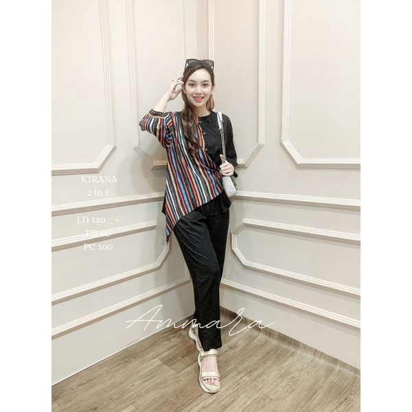 (COD) KIRANA SET / SETELAN AMMARA ORIGINAL