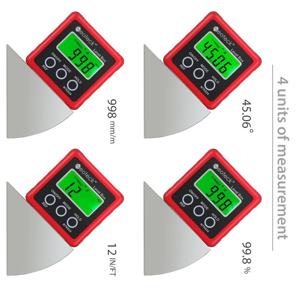 Alat Ukur Sudut Kemiringan Digital Protractor Inclinometer Level Angle Measuring with Magnetics