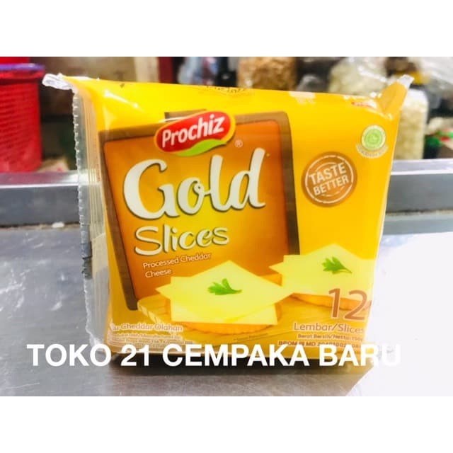 Jual Prochiz GOLD Slices Isi 12 Lembar | Keju Prochiz Cheese Slice 12 ...