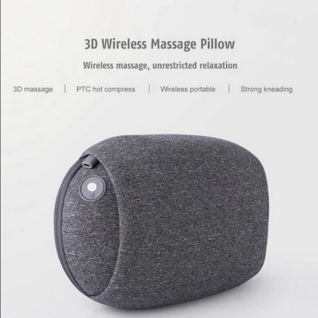 LF Lefan 3D Curved Back Neck Massage YK006 - Bantal Pijat PTC Heating