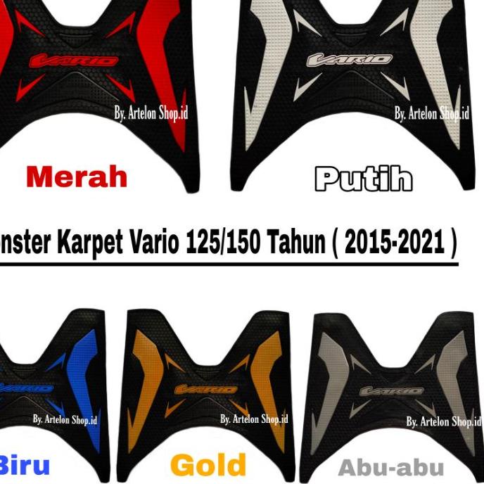 ☃ Karpet Vario 2021 - Karpet Motor Vario 2021 - Alas Pijakan Kaki/Karpet Monster Vario 125 - Vario 1
