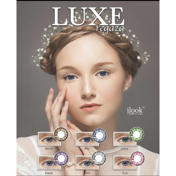 SOFTLENS LUXE REGAZA BROWN MINUS (-0.50 S/D -6.00) DIAEMTER 14.8MM EXP 2023 bln 6