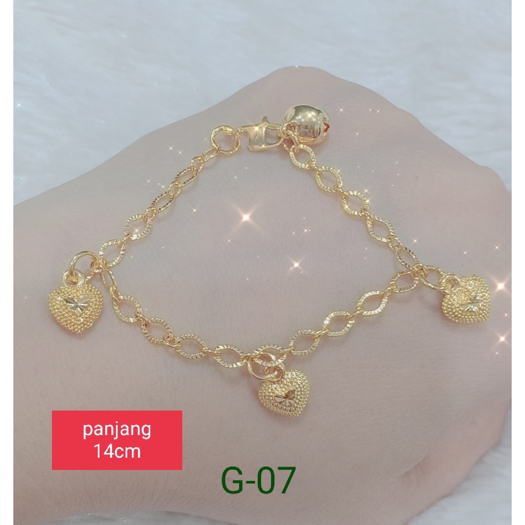 TERMURAH GELANG RANTAI ANAK FASHION ANTI KARAT