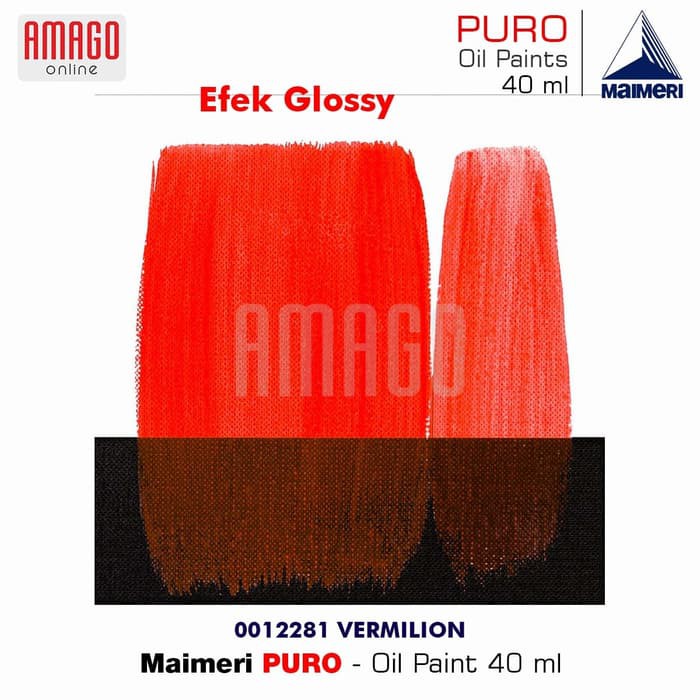 MAIMERI PURO - OIL PAINT - VERMILION - 40ML - M0012281