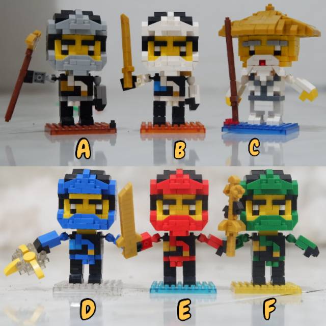 LOZ Lego Mini Karakter Ninja mainan edukasi