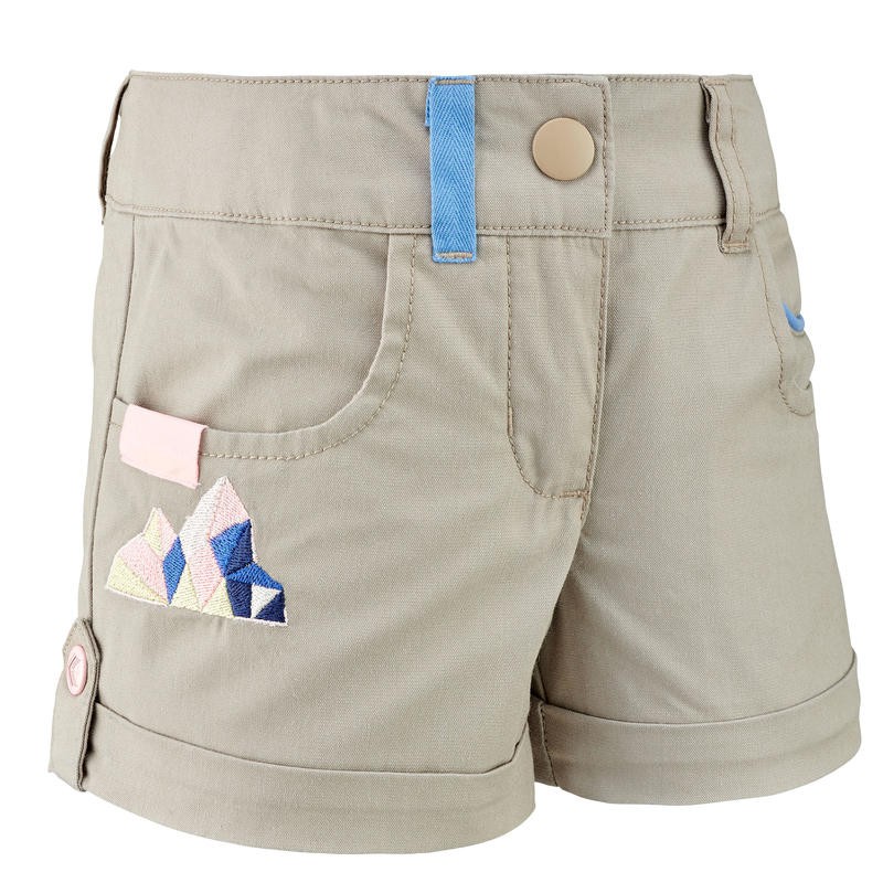 Celana pendek hiking anak perempuan mh500 kid quechua