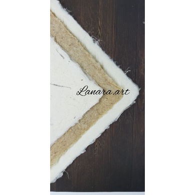 

HJK Kertas Daur Ulang Abaca Natural A2 craft paper untuk kolase dekorasi mahar craft Kerajinan