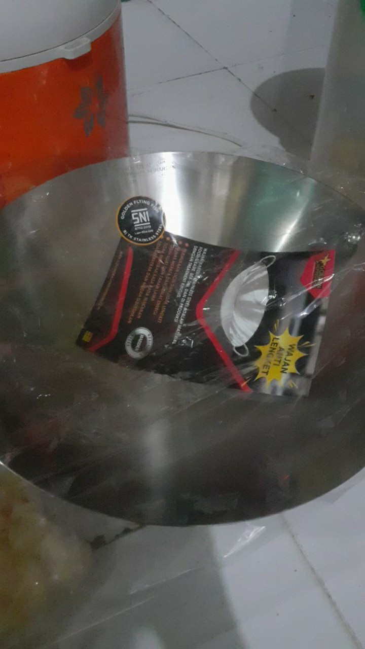 Golden Flying Fish/wajan Harden Stainless/wajan Anti Lengket