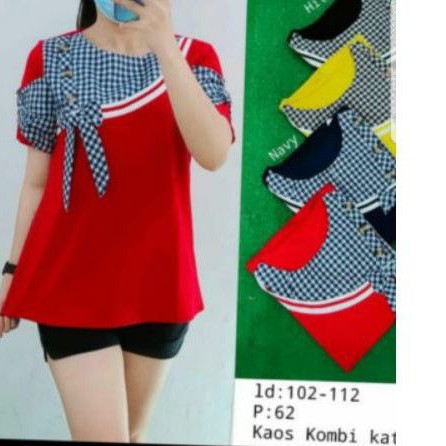 Blouse Bigsize Jumbo Kaos Simple Polos 7