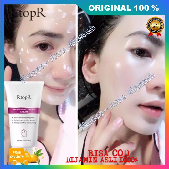 [BISA COD] PROMO! RtopR Mango Whitening Cream Pemutih Pelembab Wajah Muka Tubuh 100% ORIGINAL