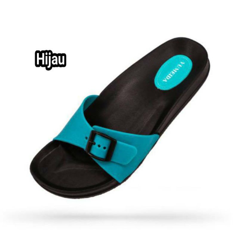 (COD) Sandal Selop Santai Karet Wanita Yumeida 9061