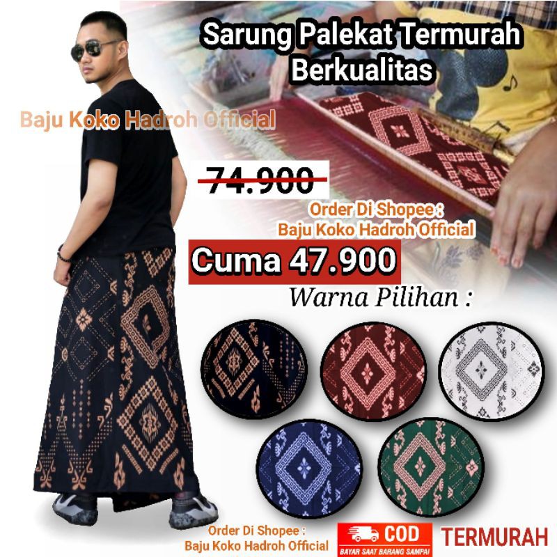 DISC 45% Sarung Palekat EL RUMI Murah berkualitas