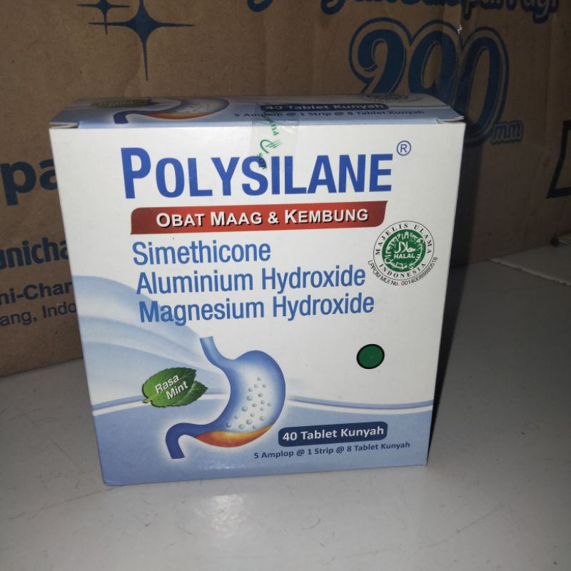 Polysilane harga / bok (40 tablet) / obat maag &amp; kembung