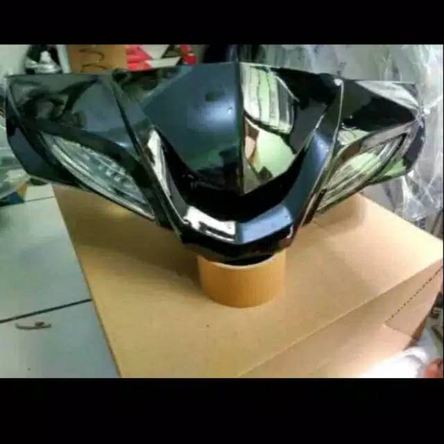 Batok kepala depan belakang plus lampu Xeon RC warna hitam