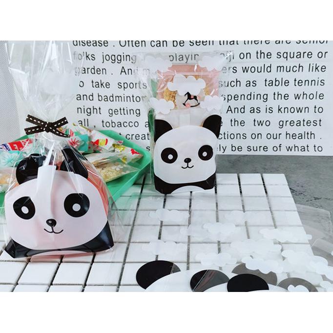 

PLASTIK BUNGKUS KEMASAN COOKIES 12X18 MOTIF PANDA AWAN LUCU TERMURAH