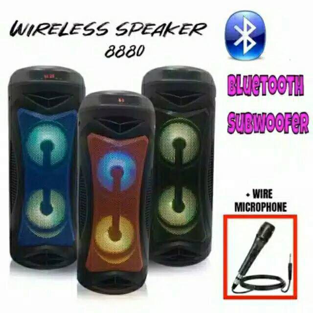 SPEAKER Bluetooth FLECO F - 8880 BONUS 1 Mic