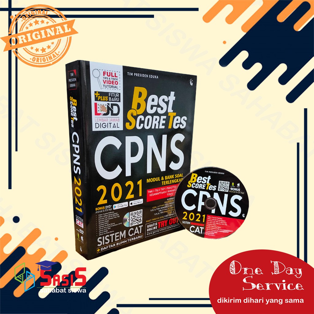 BUKU CPNS 2021 BEST SCORE TES CPNS 2021 MODUL & BANK SOAL TERLENGKAP BUKU TES CPNS