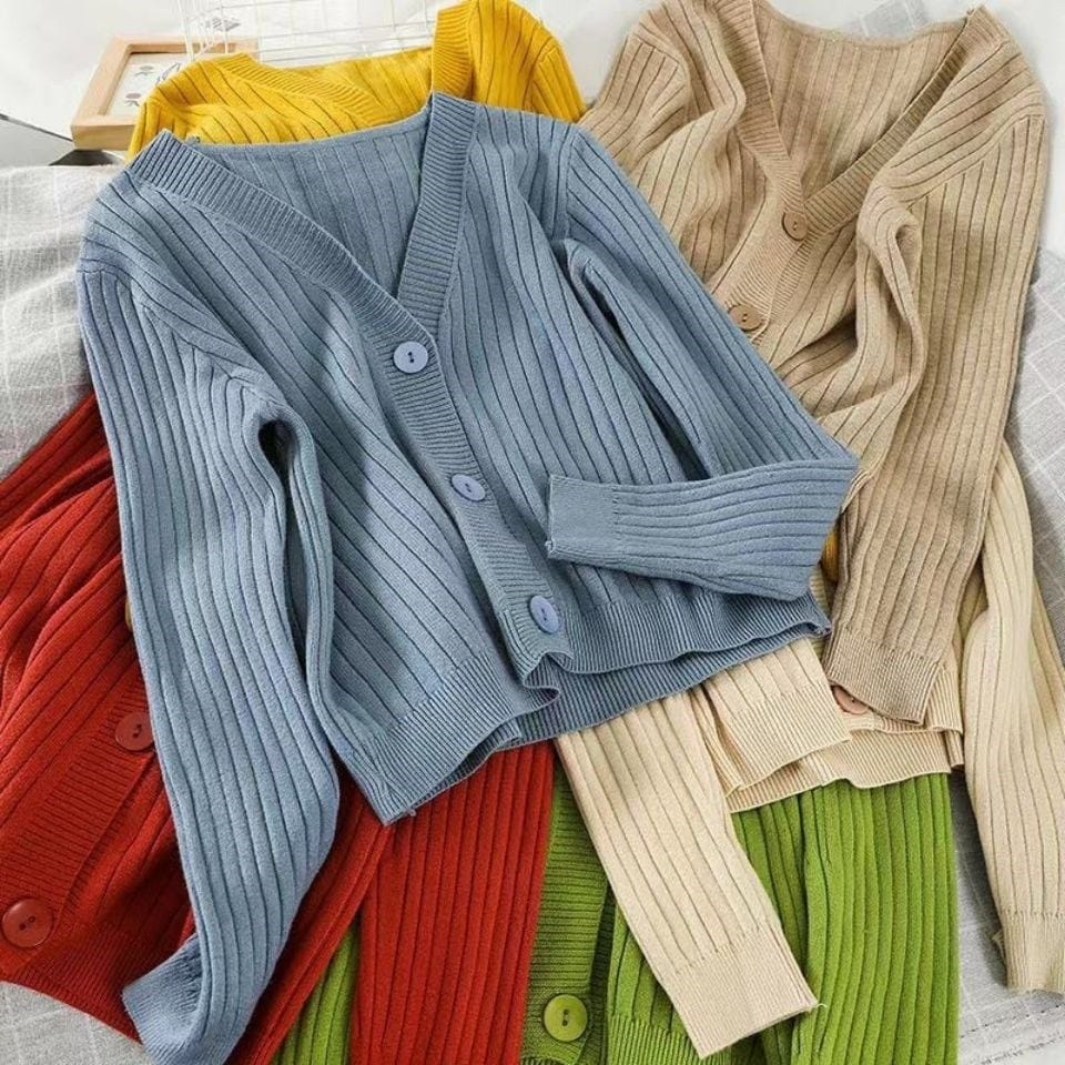 [TOYOU SHOP M32] CARDIGAN PANJANG | CARDIGAN V-NECK | OUTER KOREA | KOREA SWEATER RAJUT ATASAN WANITA | OUTER IMPORT PREMIUM