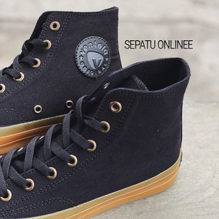  SEPATU  VENTELA  BLACK GUM NATURAL HIGH VANTELA BLACKGUM 