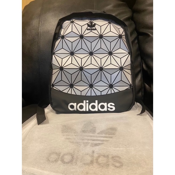 ADIDAS BACKPACK ISSEY MIYAKE / TAS RANSEL BACKPACK ISSEY MIYAKE REFLECTIVE GREY MAROON NAVY