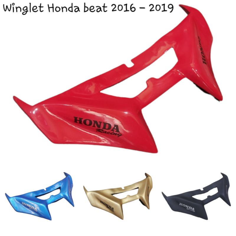 WINGLET MOTOR BEAT FI ESP, BEAT STREET 2016-2019 BAHAN FIBERGLASS