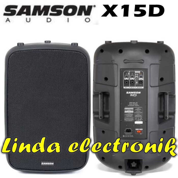 SPEAKER AKTIF SAMSON AURO X15D X 15D X15 D 2 PCS 15 INCH ORIGINAL