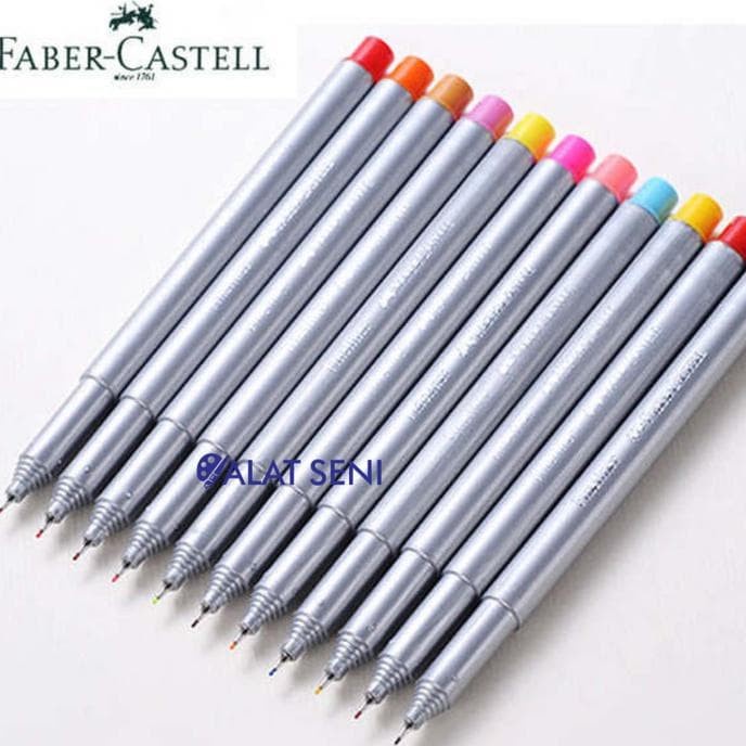 

Pendrawing- Faber Castell Fine Liner | Fineliner Drawing Pen Marker Satuan - Blue -Drawing-Pen.