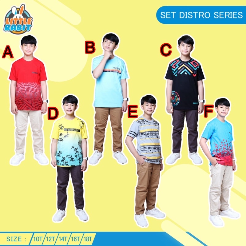 SET DISTRO TEENAGER LITTLE RABBIT