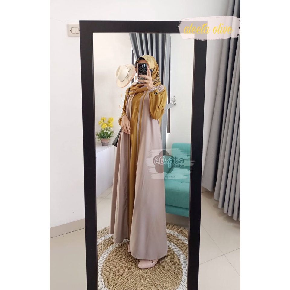 Aleeta maxy ORI athata by dzee gamis casual