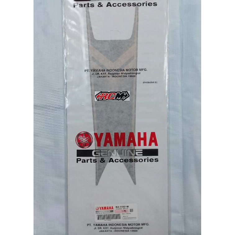 LIST STICKER STRIPING TANGKI BENSIN RXKING RX KING 2003 SPECIAL EDITION GOLD ORI YAMAHA 3KA-F4162-00