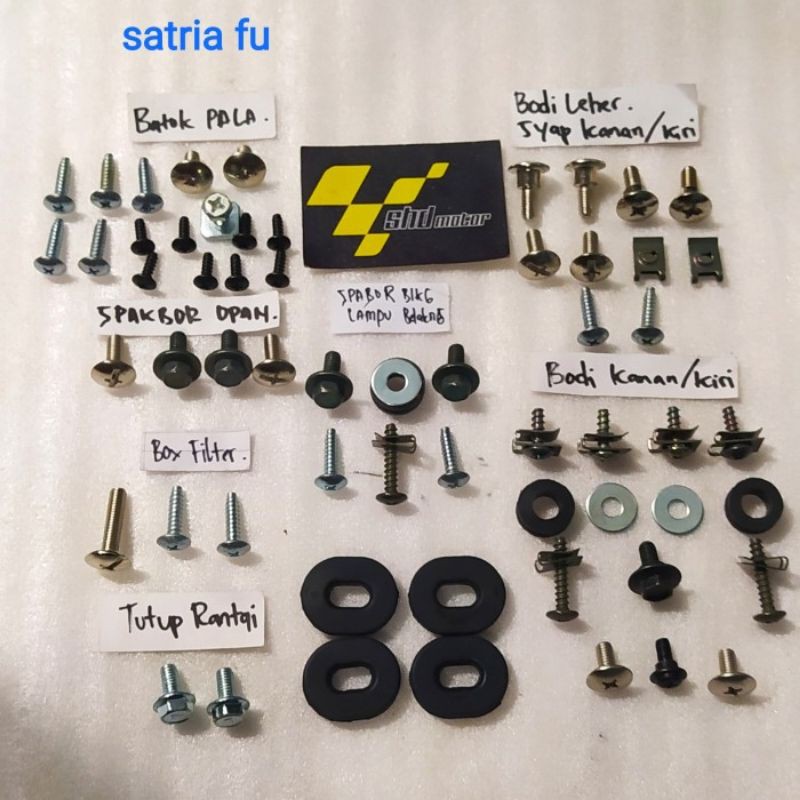 baut full body satria fu/baut lengkap bodi satria fU