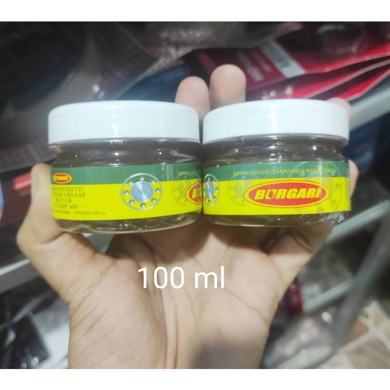 gemuk bugari 100 ml tahan panas