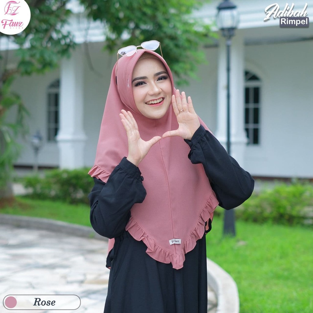adibah rimpel by fauz hjab /hijab instans