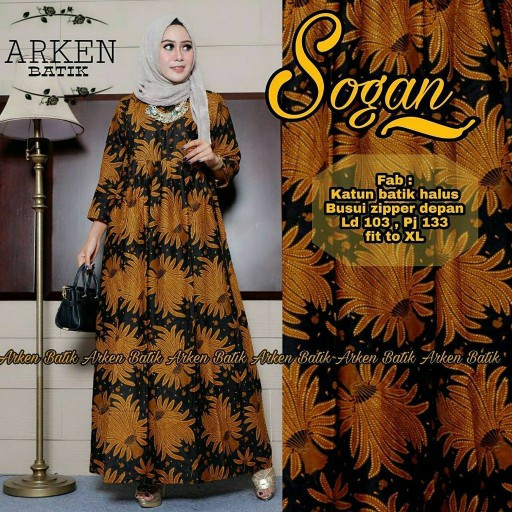Gamis Batik Manggar,sekar,cantik, Kubis,kupu,padi,daun/cod