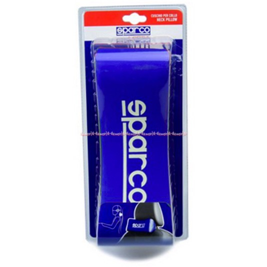 Sparco Biru Bantal Leher Mobil Cocok Buat Perjalalanan Panjnag Fillow
