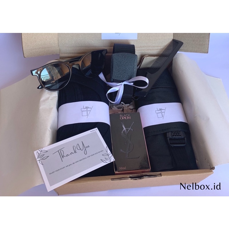 GIFTBOX | HAMPERS | KADO ULTAH |GRADUATION COWOK | Isi Kaos Dompet