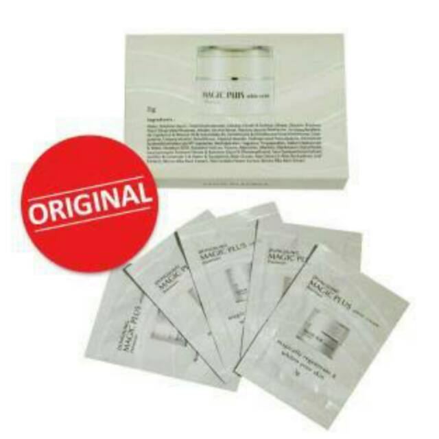 Sachet Magic Plus White Cream Premium 3gr DIJAMIN ORIGINAL
