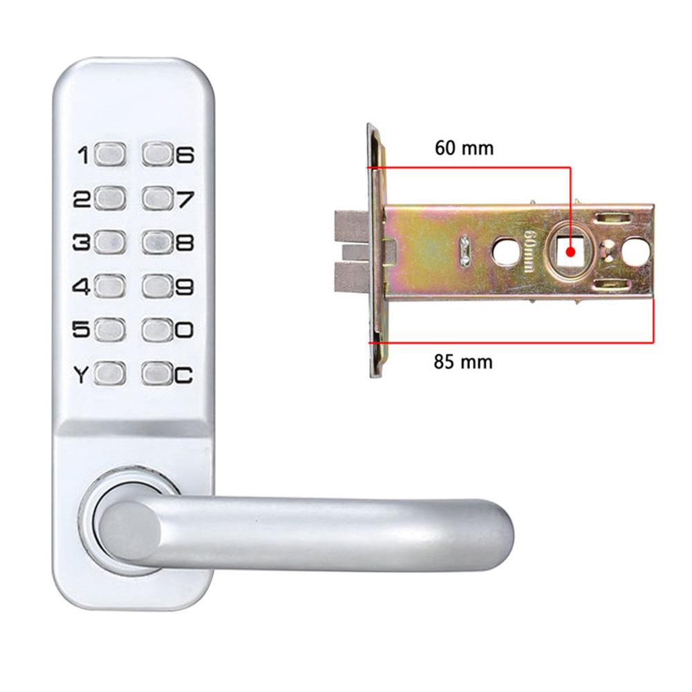 Keyless Locks Digital mechanical Code Keypad Password Door Hardware Entry Knob o