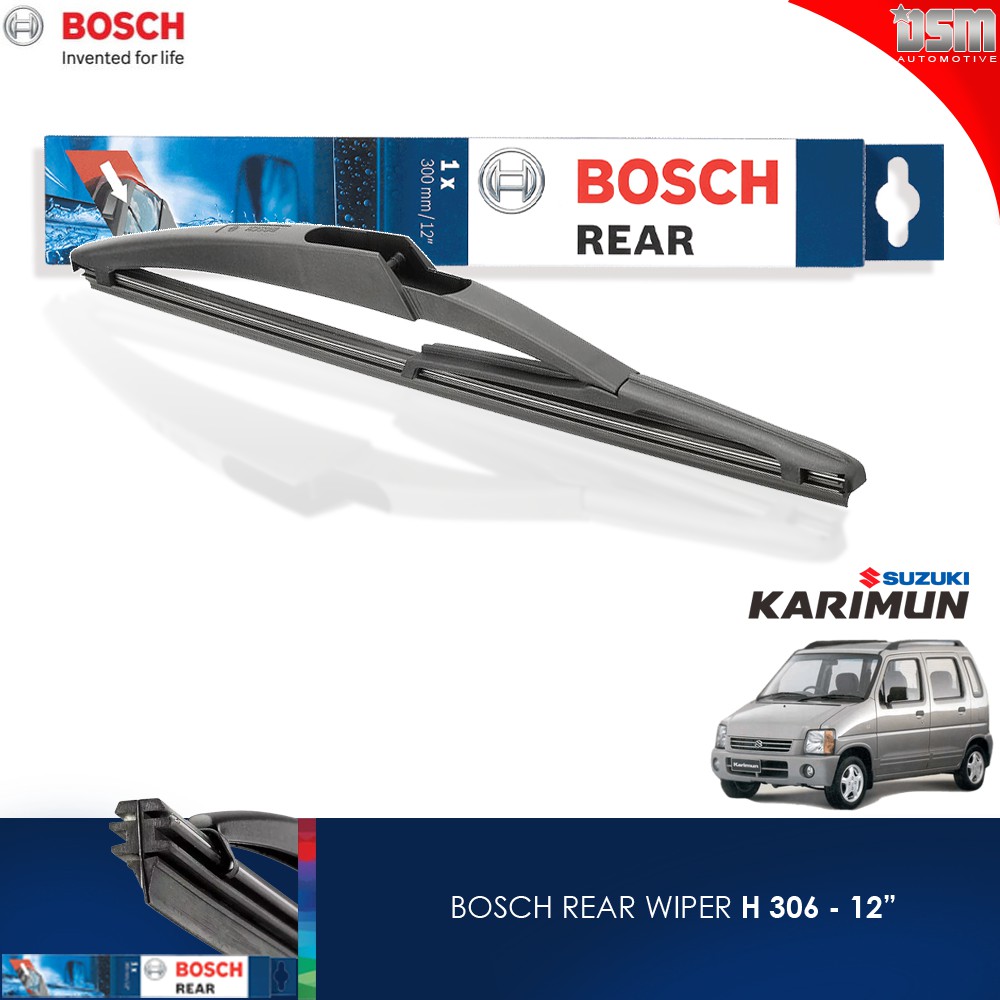 Bosch Rear Wiper / Wiper Belakang Suzuki Karimun Kotak - 12 Inch / Bosch Original / DSM