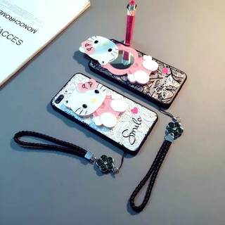 Casing Samsung A8 Star 3D Hello  Kitty  Mirror Hard Case 