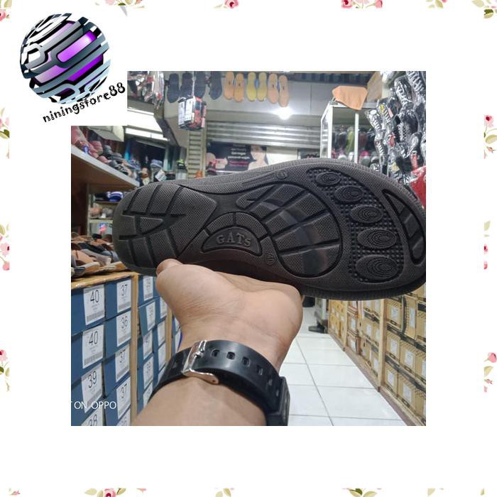 Sandal sendal pria kulitGats Original coklat art : HG282 DA86