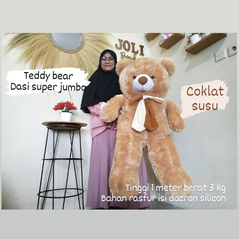 Boneka teddy bear 1 meter Meter
