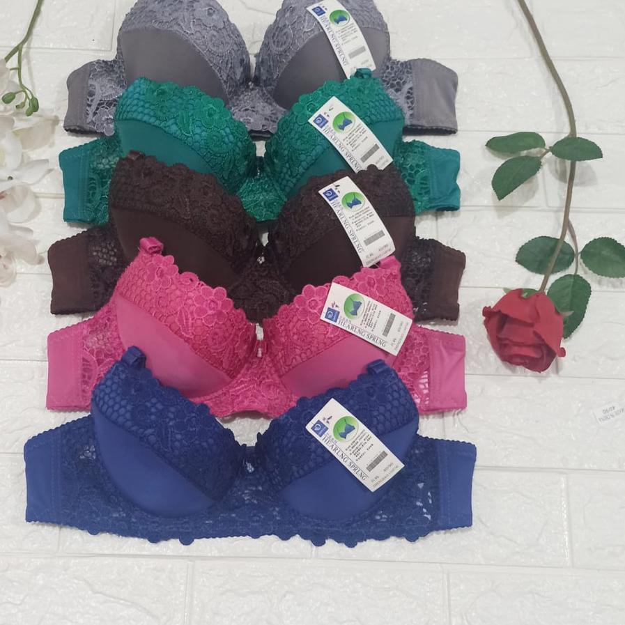 2.2 Sale  Bra BH Fashion Wanita Bra Cantik BH Busa Tebal Kawat / RENDA  / ZH 126 ??