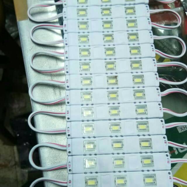 LED STRIP 3 MATA Modul Strip 12 volt 5730 SMD PUTIH 1PCS