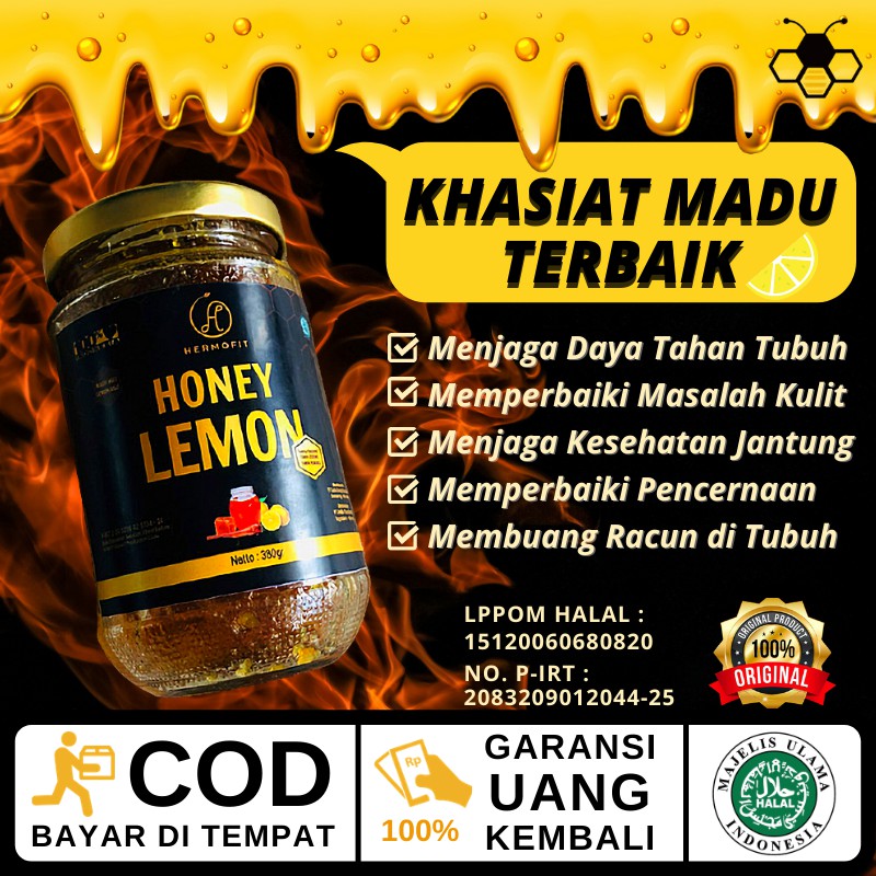 

Madu Asli Madu Murni Isi Lemon 100 % Premium COD - Makanan Untuk Daya Tahan Tubuh & Kulit Glowing