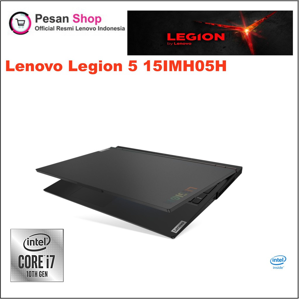Lenovo Legion 5 15IMH05H/4RID/Intel core i7-10750H/Ram16 Gb/Ssd 512 Gb/Windows 10 home/Ohs 19/Black