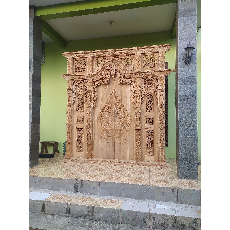 Gebyok Ukiran Jepara Jati Asli Ukuran 250x270 CM